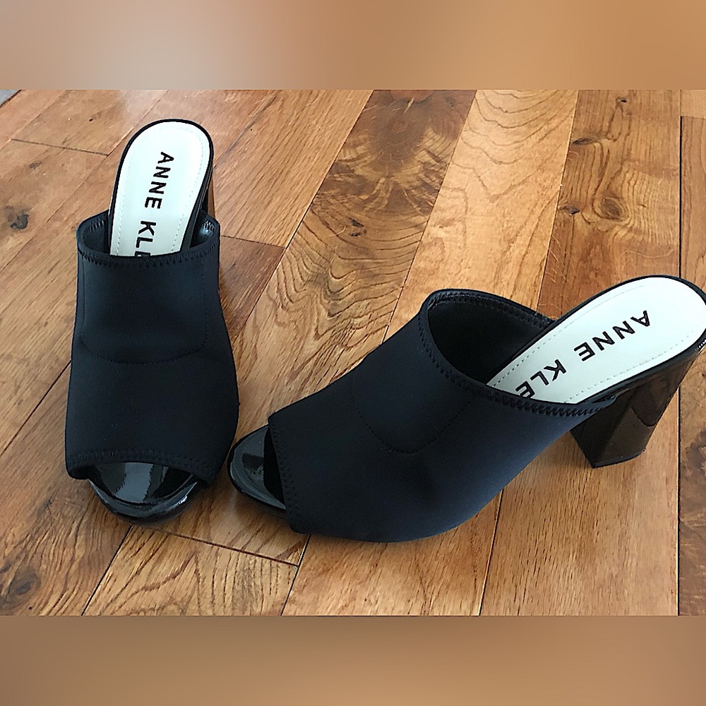 Anne Klein Peep Toe Mule - size 9 M - Picture 3 of 6